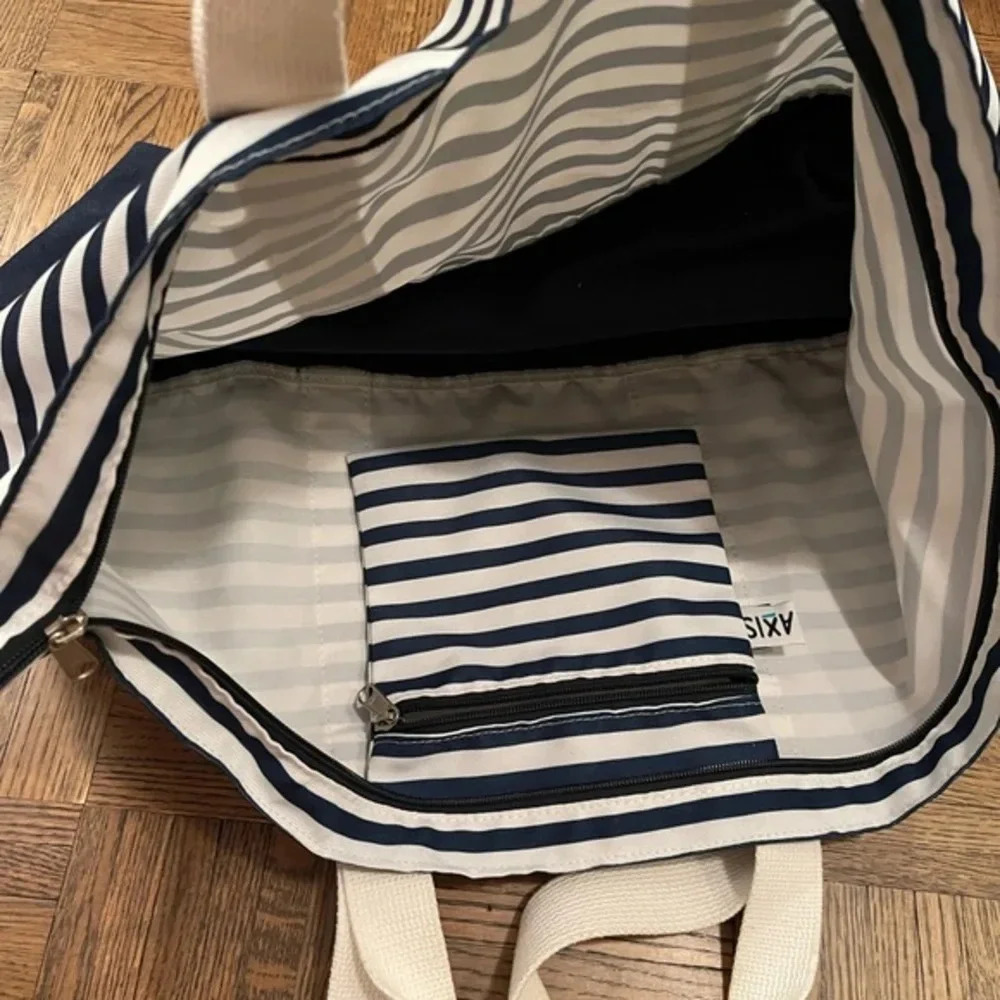 NWOT Beach Boat Tote Striped Bag - Picture 6 of 6